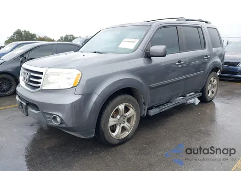 2014 Honda Pilot Ex-L from USA, damaged, VIN 5FNYF3H53EB004524